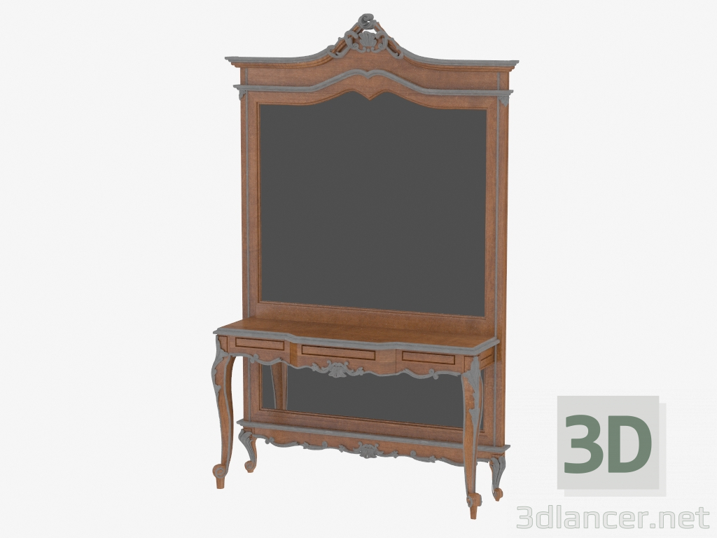 3D modeli Ayna ve konsol Casanova (12604) - önizleme