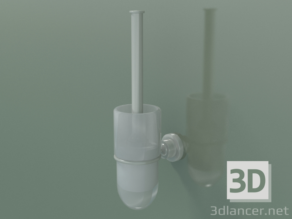 3D Modell An der Wand montierter Toilettenbürstenhalter (41735800) - Vorschau