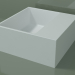 3D modeli Tezgah üstü lavabo (01UN11102, Glacier White C01, L 36, P 36, H 16 cm) - önizleme
