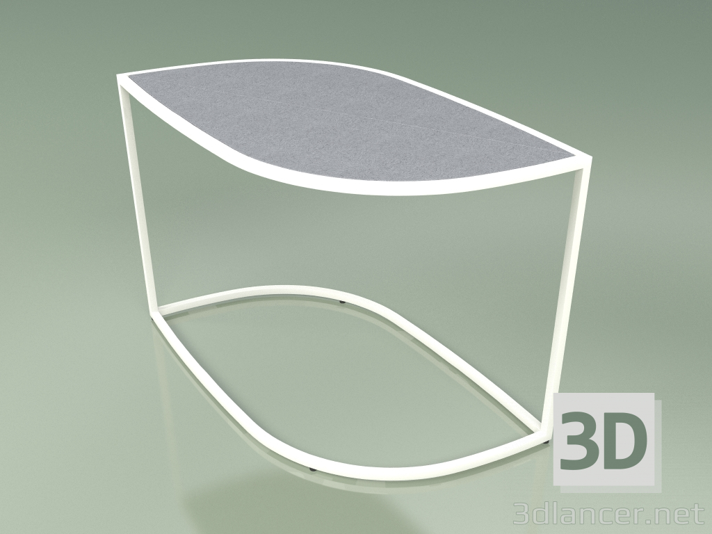 3d model Side table 001 (Gres Fog, Metal Milk) - preview
