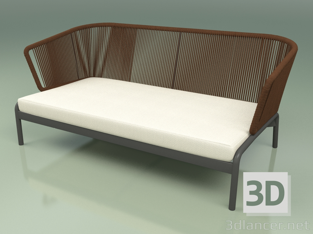 3d model Sofa 002 (Cord 7mm Brown) - preview