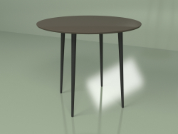 Кухонный стол Спутник 90 см (темно-коричневый)