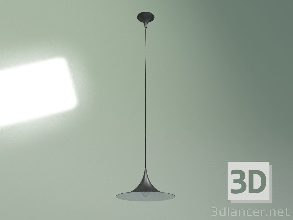 modello 3D Lampada a sospensione Semi Pendel (nero) - anteprima