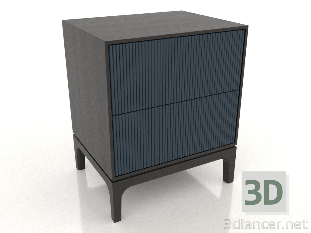 3D modeli FARGO 2 çekmeceli, frezelenmiş cepheli komodin (koyu kobalt, siyah meşe, seçenek 3) - önizleme 3D modeli FARGO 2 çekmeceli, frezelenmiş cepheli komodin (koyu kobalt, siyah meşe, seçenek 3) - önizleme