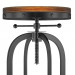 3d Industrial Vintage Bar Stool, Black model buy - render