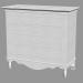 3d model Chest of 5 drawers (PPC1) - preview