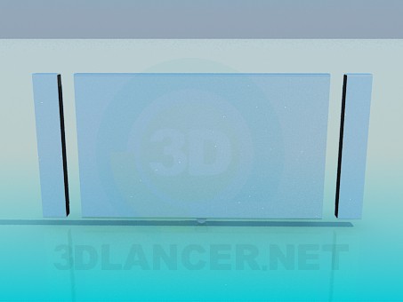 3D modeli Ev sinema sistemi - önizleme