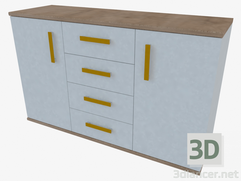 3d model Chest of drawers (TYPE 41) - preview
