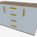 3d model Chest of drawers (TYPE 41) - preview
