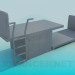 3d model Bunk bed for children - preview
