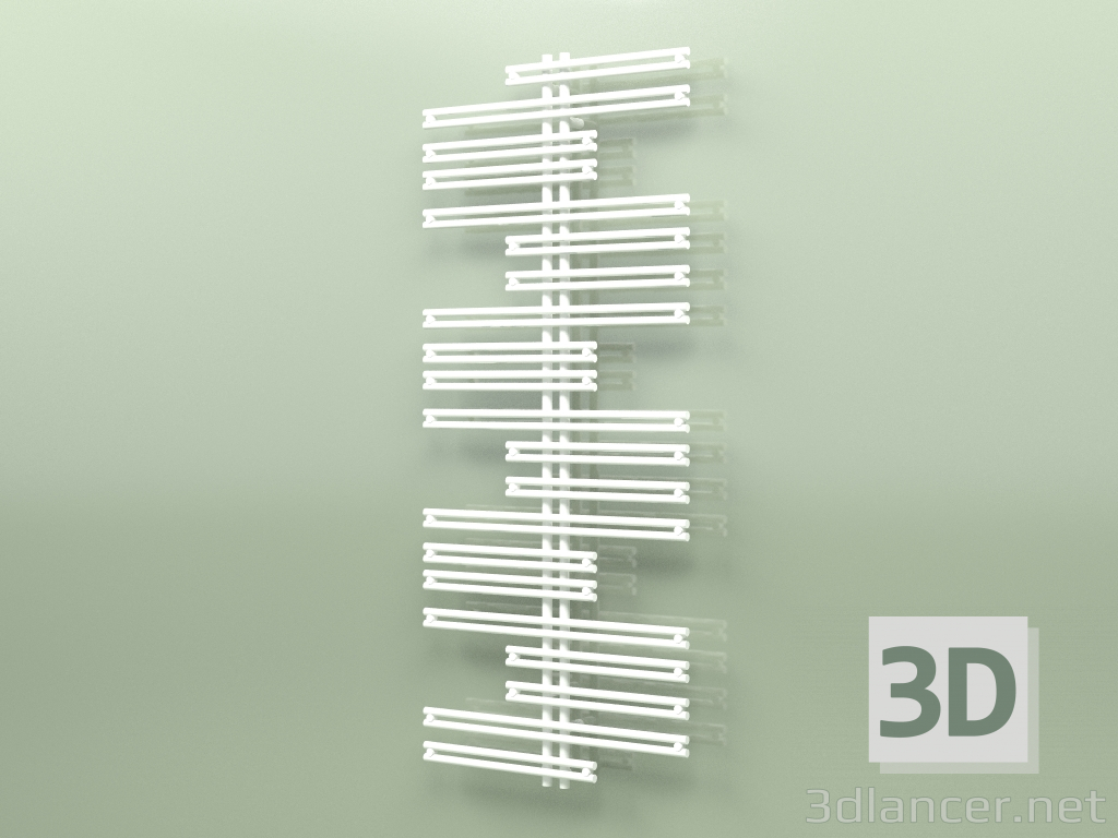 3D modeli Isıtmalı havlu askısı - Kea (1800 x 750, RAL - 9016) - önizleme