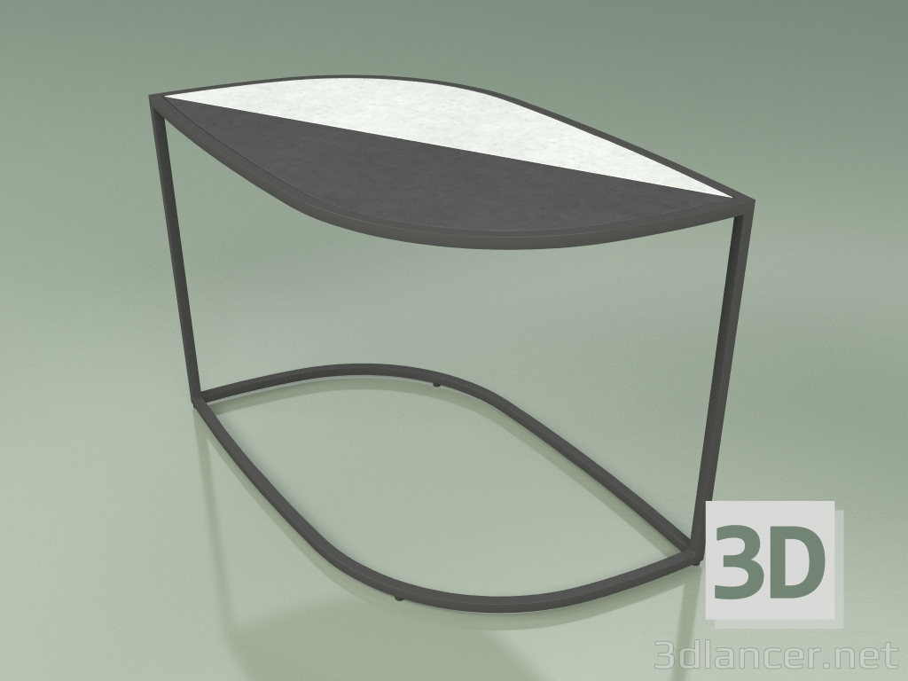 3d model Side table 001 (Glazed Gres Storm-Ice, Metal Smoke) - preview
