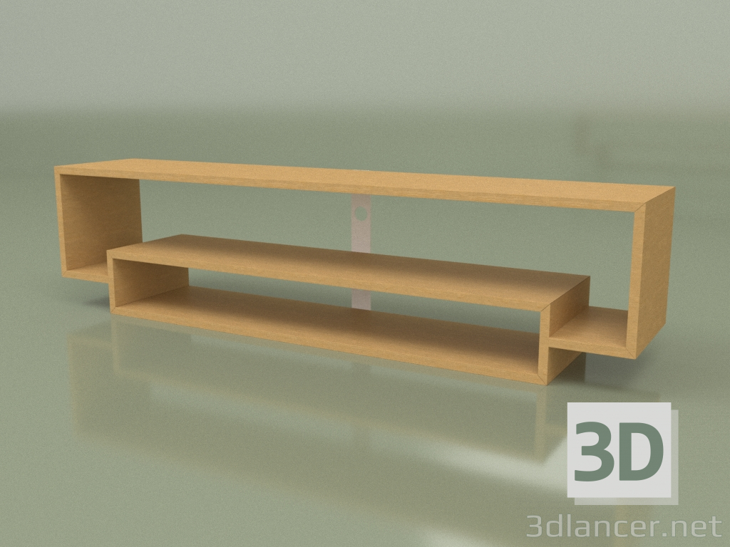 3d model TV console TUBE (3) - preview