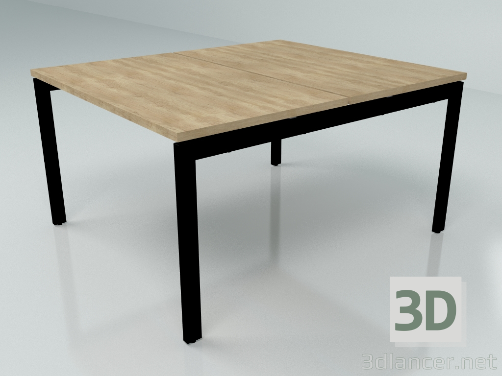 modello 3D Tavolo da lavoro Ogi U Bench Slide BOU42 (1200x1410) - anteprima