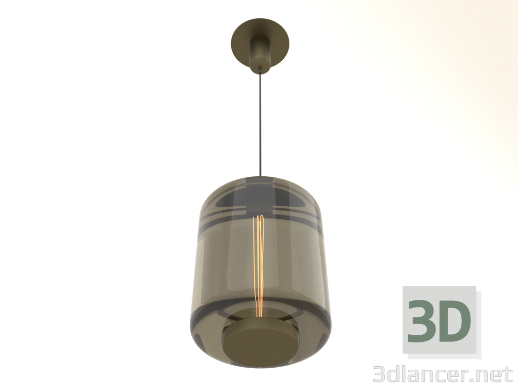 3d model Pendant lamp (6195) - preview