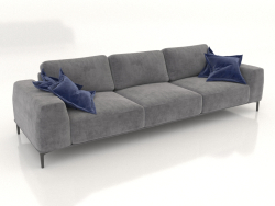 Gerades dreiteiliges Sofa CLOUD (Polstervariante 4)