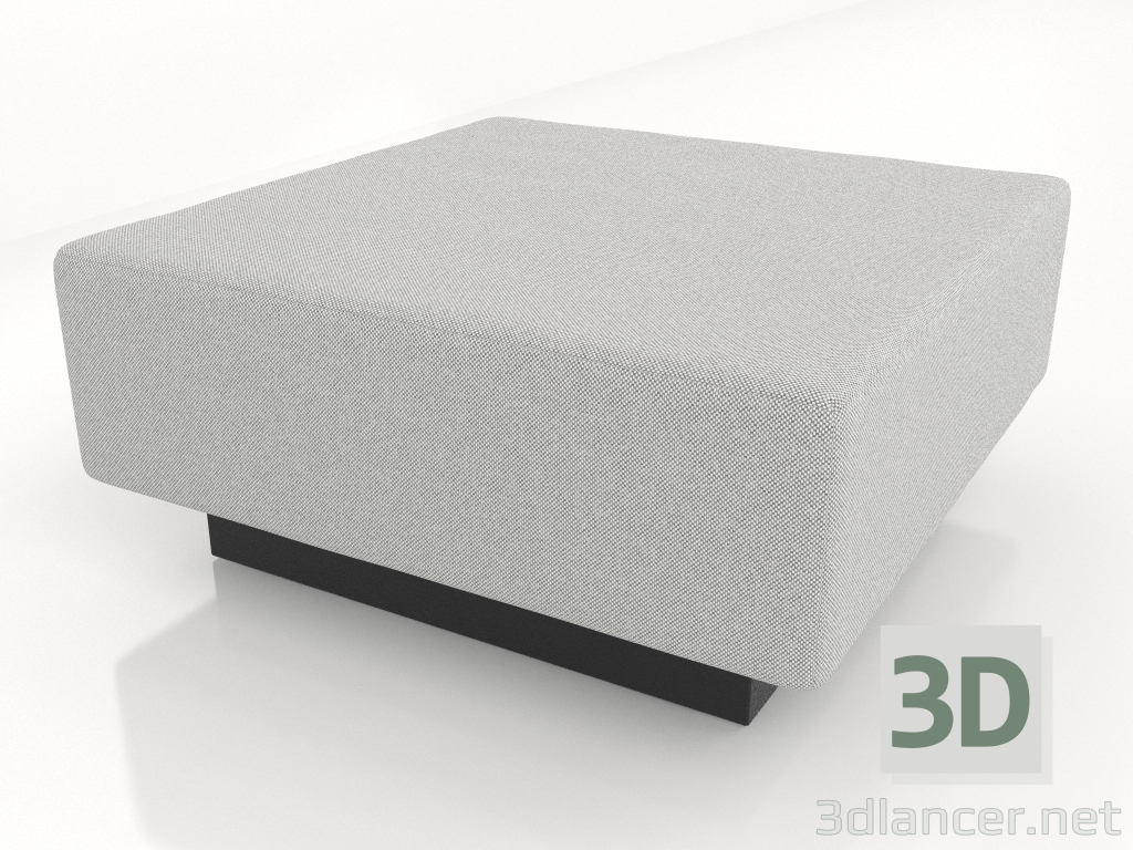 modèle 3D Module canapé-pouf (12cm) - preview