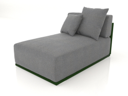 Sofa module section 5 (Bottle green)