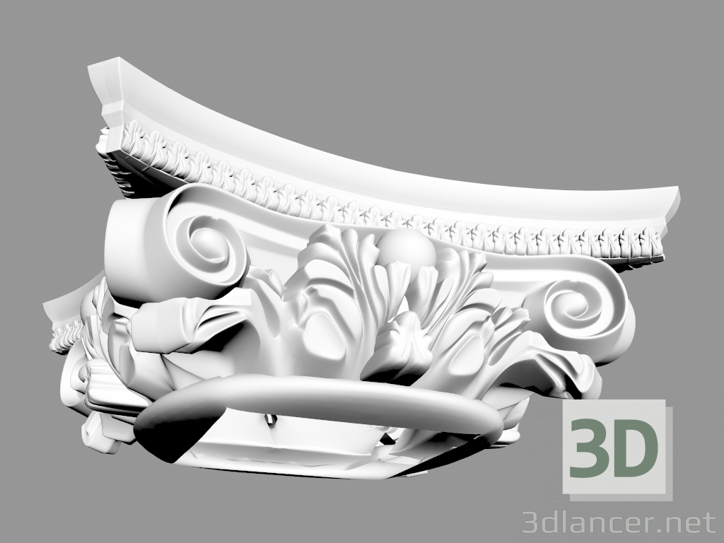 modello 3D Capitale (KPF1) - anteprima