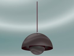 लटकन दीपक फ्लावरपॉट (VP1, lamp23cm, H 16cm, डीप रेड)