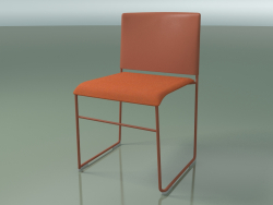 Stackable chair 6601 (seat upholstery, polypropylene Rust, V63)