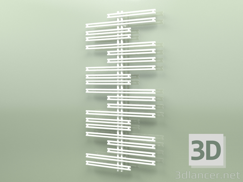 3D modeli Isıtmalı havlu askısı - Kea (1800 x 900, RAL - 9016) - önizleme