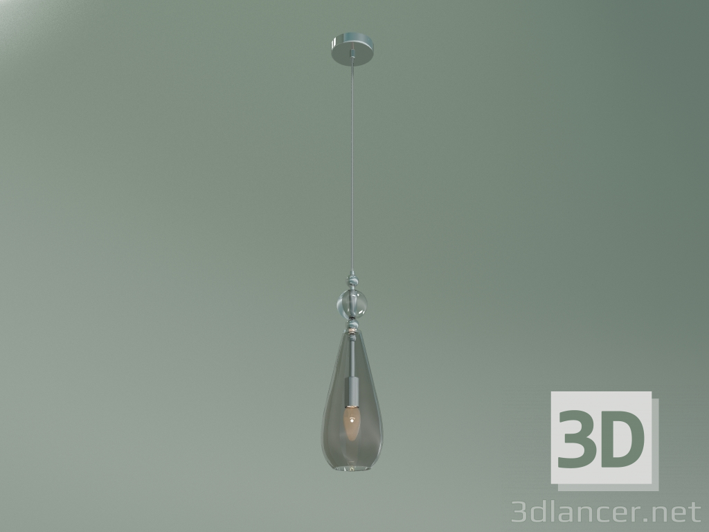 3d model Lámpara colgante Ilario 50202-1 (transparente) - vista previa