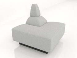Sofa module (external corner, 12 cm)