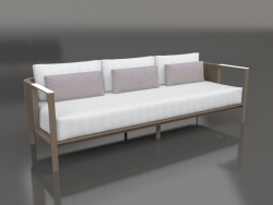 3-Sitzer-Sofa (Bronze)