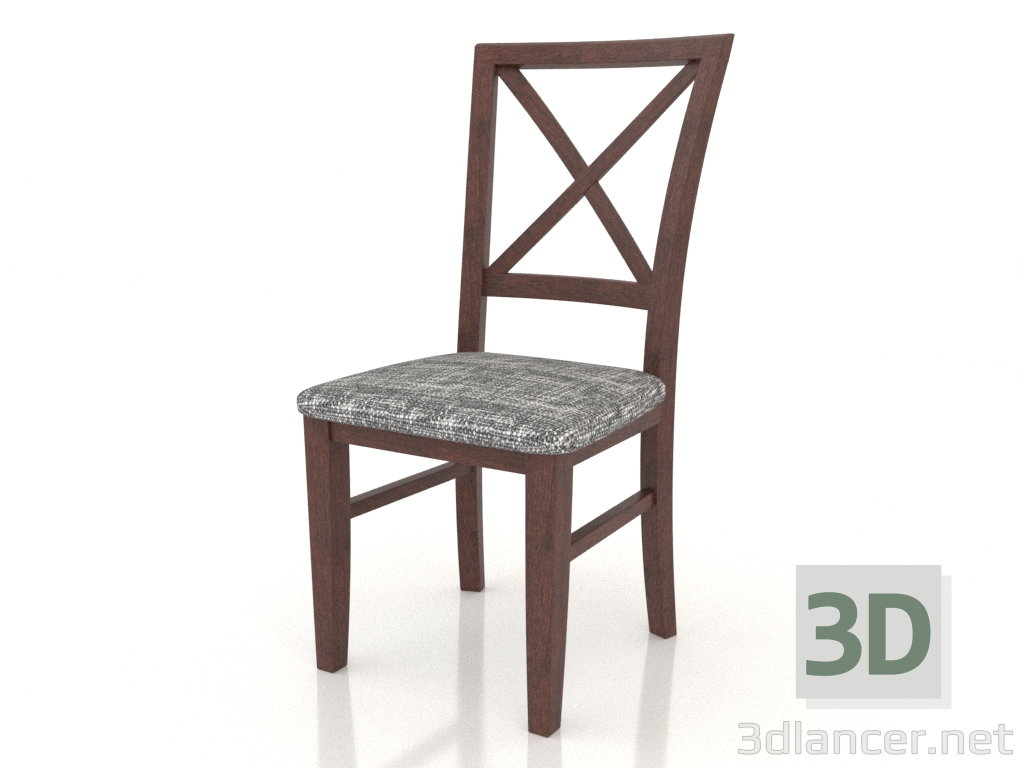 3d model Silla Malta (Nogal Viejo) - vista previa