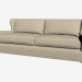 3D modeli Klasik stilde kanepe, çift (hafif) - önizleme