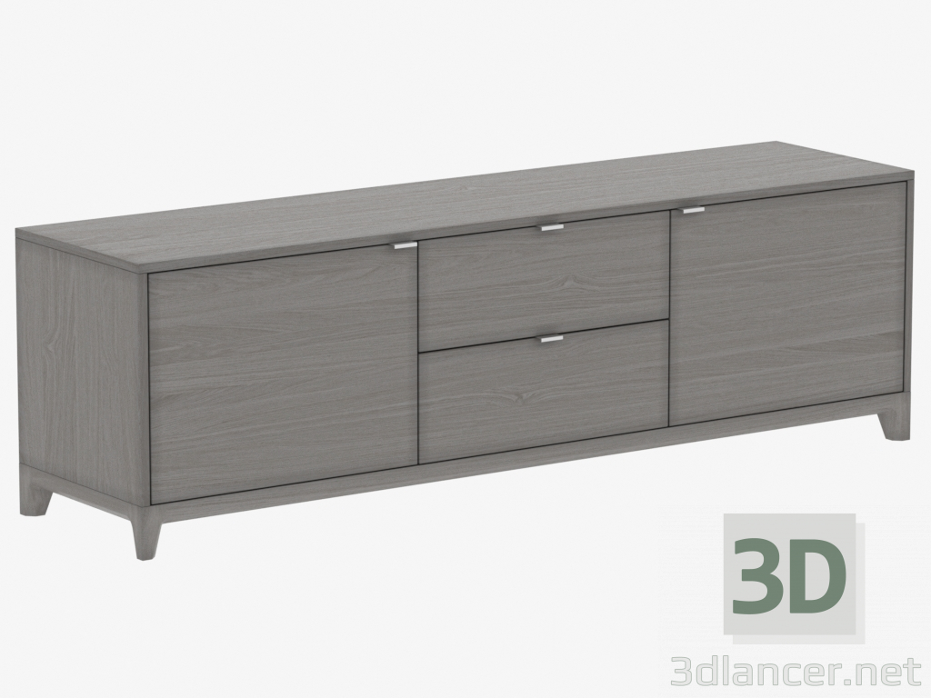 3D Modell Bordstein unter TV No. 2 CASE (IDC015104000) - Vorschau