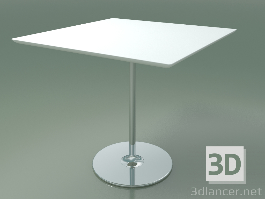 3D Modell Quadratischer Tisch 0697 (H 74 - 79 x 79 cm, F01, CRO) - Vorschau