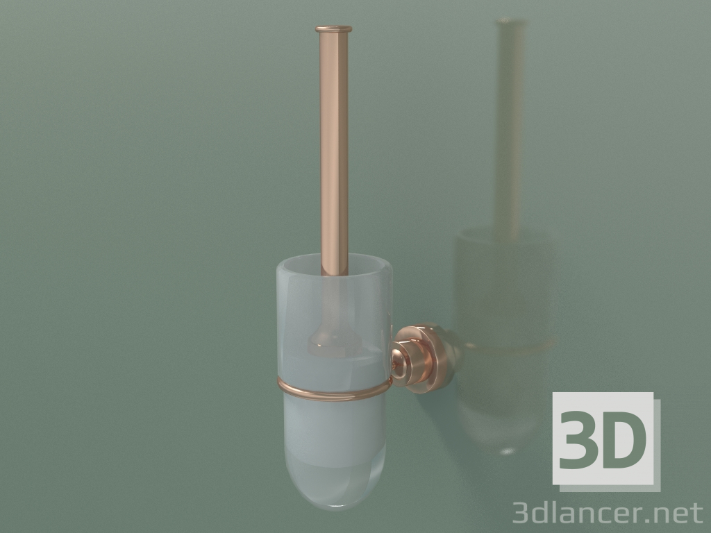 3d model Wall-mounted toilet brush holder (41735300) - preview