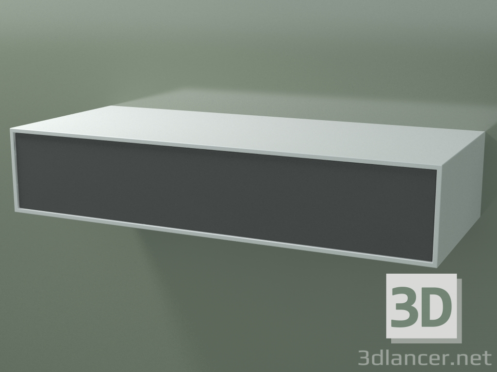 3 डी मॉडल बॉक्स (8AUEAB01, ग्लेशियर व्हाइट C01, HPL P05, L 120, P 50, H 24 सेमी) - पूर्वावलोकन