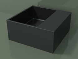Countertop washbasin (01UN11102, Deep Nocturne C38, L 36, P 36, H 16 cm)