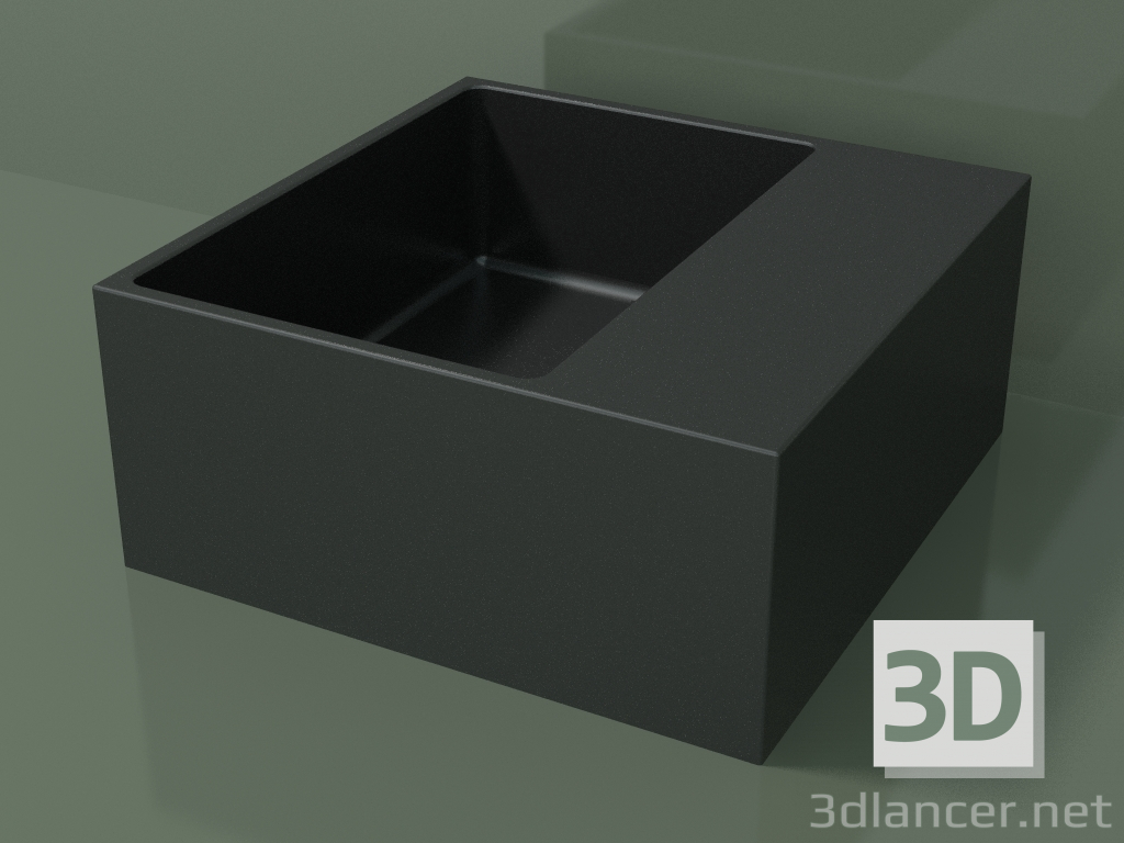 modèle 3D Vasque à poser (01UN11102, Deep Nocturne C38, L 36, P 36, H 16 cm) - preview