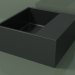 3D modeli Tezgah üstü lavabo (01UN11102, Deep Nocturne C38, L 36, P 36, H 16 cm) - önizleme