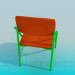 modèle 3D Chaise pour les étudiants - preview