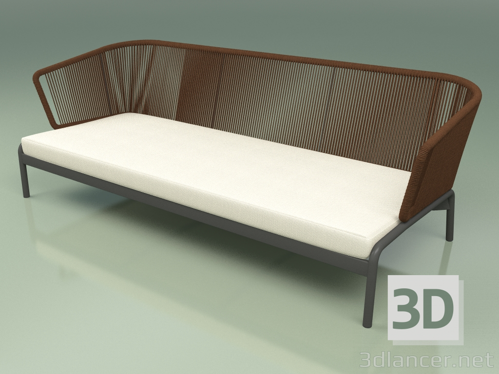 3d model Sofa 003 (Cord 7mm Brown) - preview