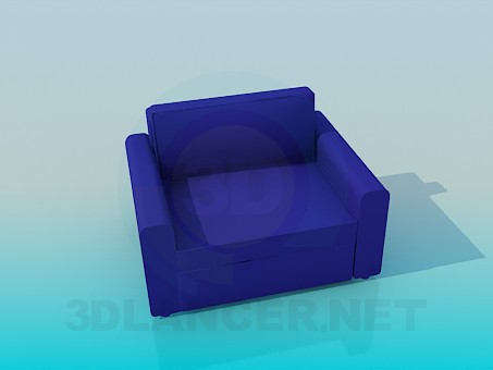 3d модель Кресло – превью 3d модель Кресло – превью