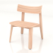 3d model Lounge chair Nora (light) - preview