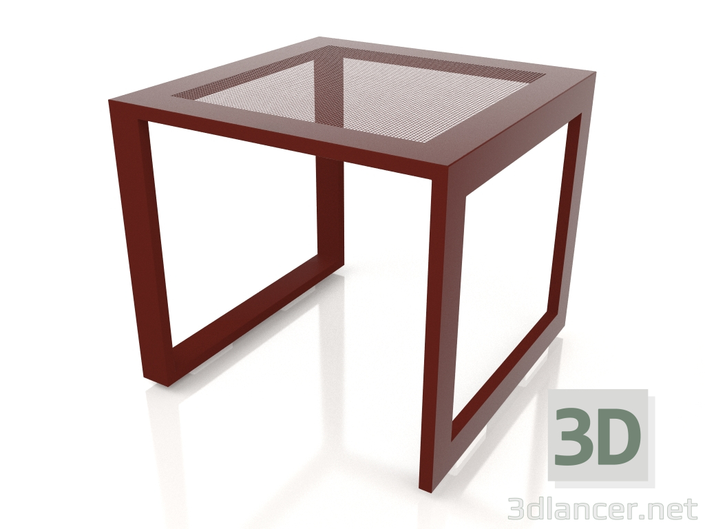 3 डी मॉडल कॉफ़ी टेबल 40 (वाइन रेड) - पूर्वावलोकन