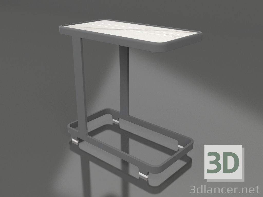 modello 3D Tavolo C (DEKTON Aura, Antracite) - anteprima