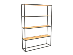 Large rectangular rack (WOOD, 120x30x170)