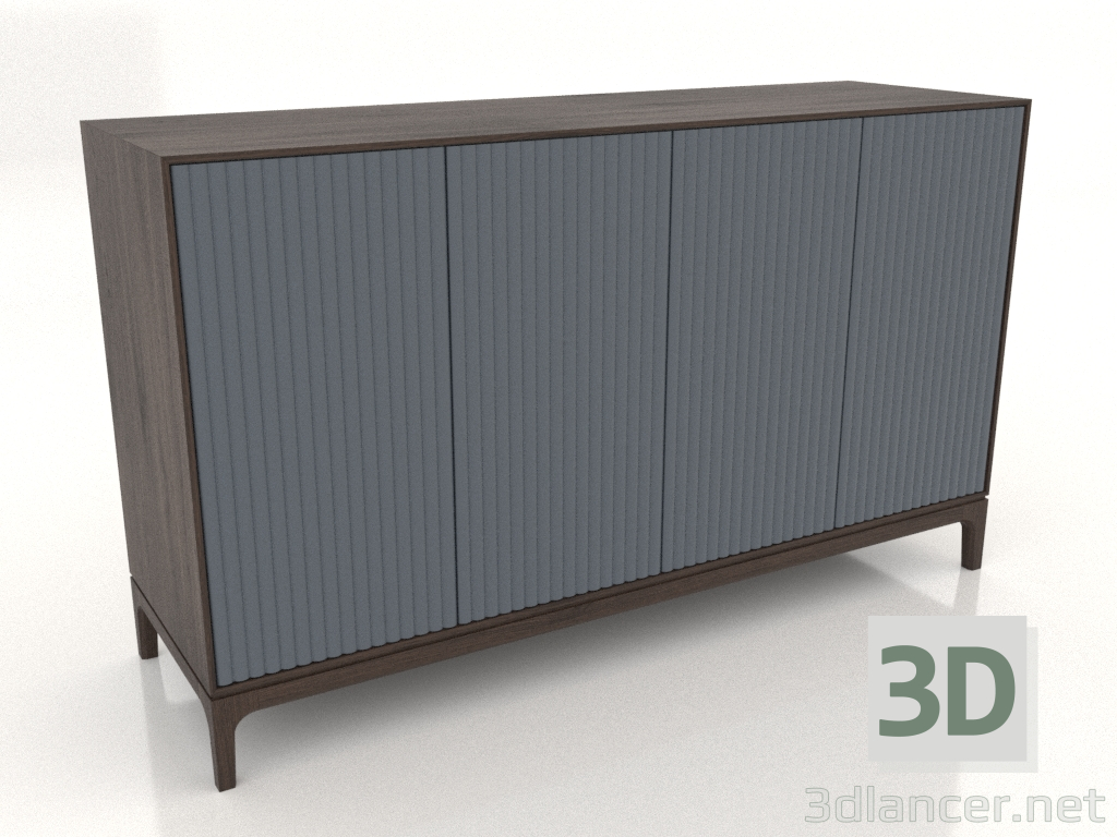 modello 3D Mobile TV FARGO con frontali fresati 1600x500x950 mm (ardesia, rovere scuro, opzione 4) - anteprima modello 3D Mobile TV FARGO con frontali fresati 1600x500x950 mm (ardesia, rovere scuro, opzione 4) - anteprima