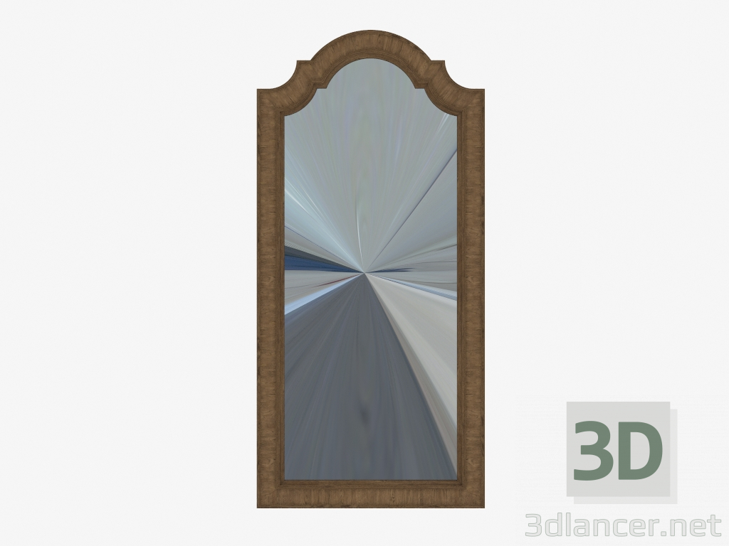 modello 3D Specchio grande TRENTO parete alto specchio (9100.1162) - anteprima