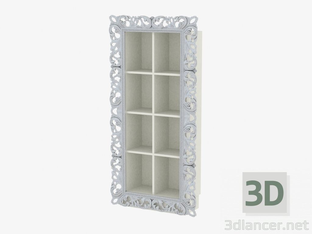 modello 3D Rack libreria Superbia - anteprima