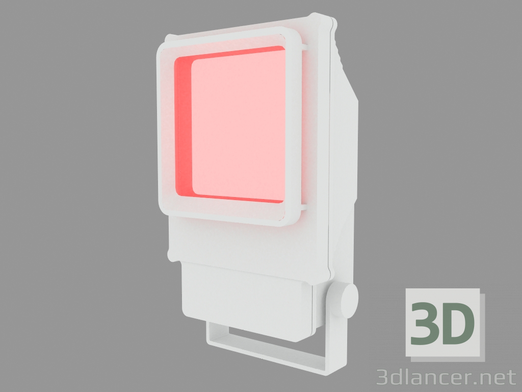 3D Modell Suchscheinwerfer MINITECHNO RECHTECKIG FLUT (S3760 + S3786_300W_QTDE12) - Vorschau