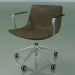 modèle 3D Chaise de conférence 2122CI (5 roulettes, avec accoudoirs) - preview